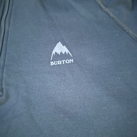 Burton Shirt Women Small WB EXPDTN 1/4 ZIP Gray Dryride Base Layer Polyester - Picture 6 of 11
